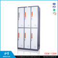 Luoyang 6 Door Horizontal Steel Locker / Powder Coated Steel Storage Lockers